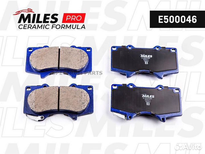Miles E500046 Колодки тормозные передние (Смесь ce