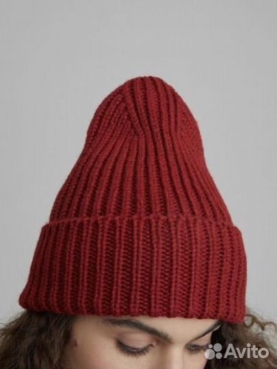 Шапка-бини крупной вязки aim clo