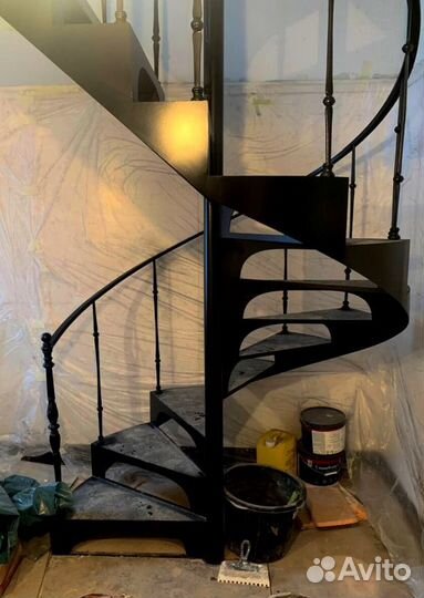 Перила деревянные с монтажем