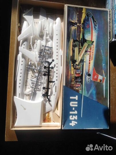 Модель самолета гдр ту 134 Kvz