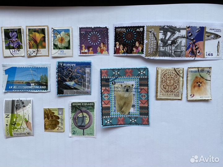 Марки россыпь