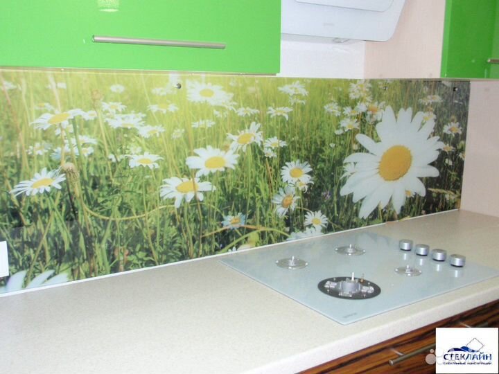 Стекло каленое на фартук кухонный