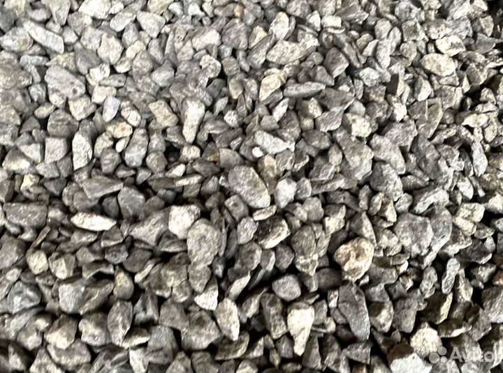 Щебень, Песок