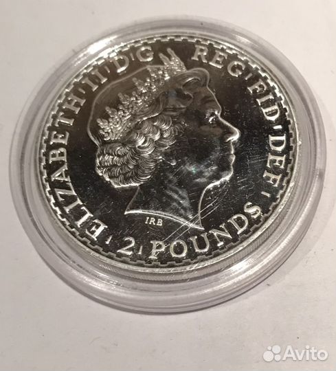 2 фунта 2014г. Елизавета II