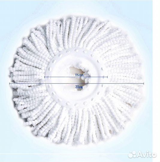 Сменная вращающаяся насадка для швабры