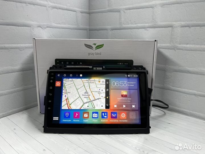Магнитола андроид GrayBird Toyota Prado 120 6Gb