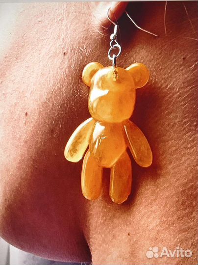 Серьги из эпоксидной смолы