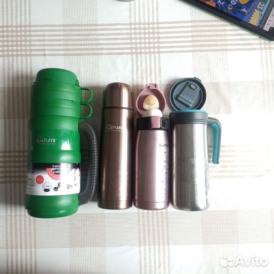 Походный набор, термос, термокружка, термостакан