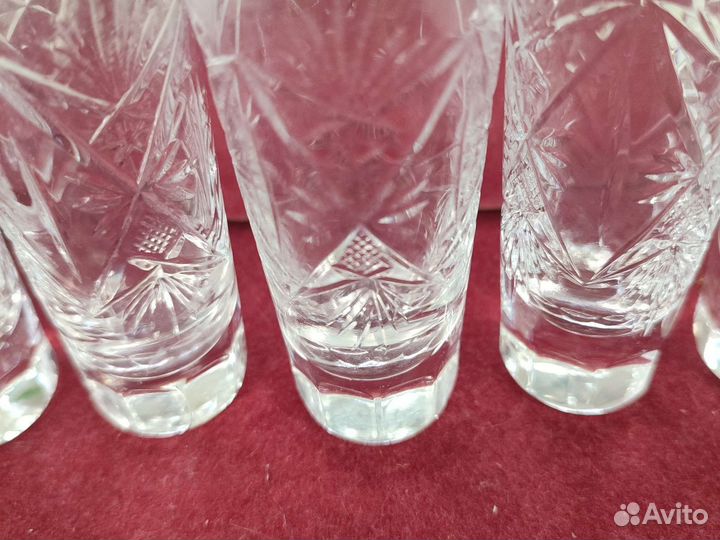 Стопки хрустальные СССР новые
