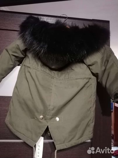 Парка детская натуральная