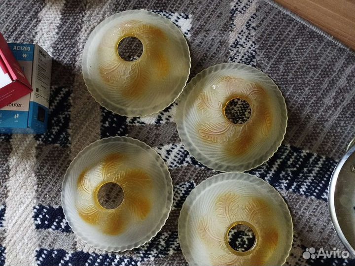 Плафоны для люстры 4 штуки