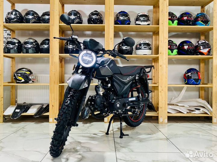 Мопед rockot alpha offroad LUX (черный матовый)