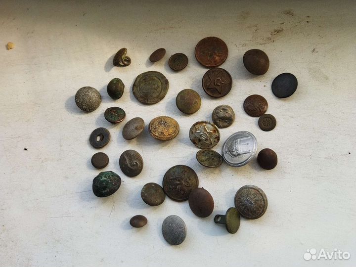 Старинные пуговицы. Более 100шт