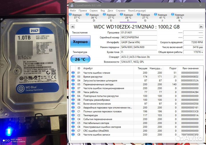 Жесткие диски 1тб HDD