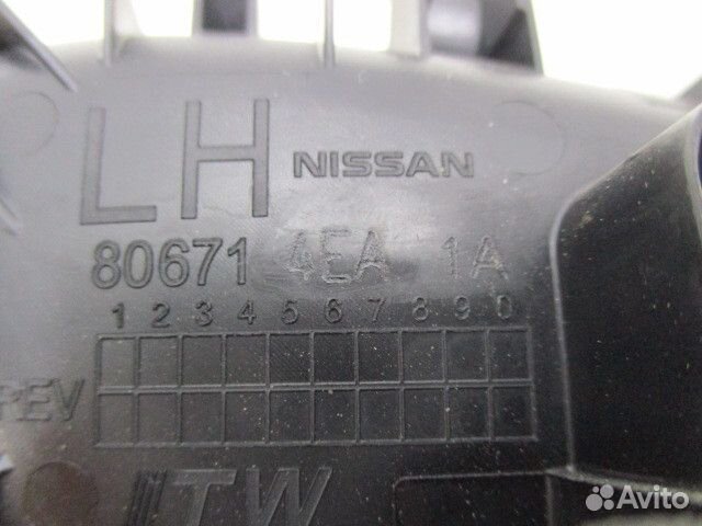 Ручка двери задней внутренняя левая Nissan Qashqai