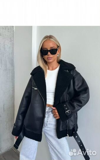 Дубленка косуха авиатор