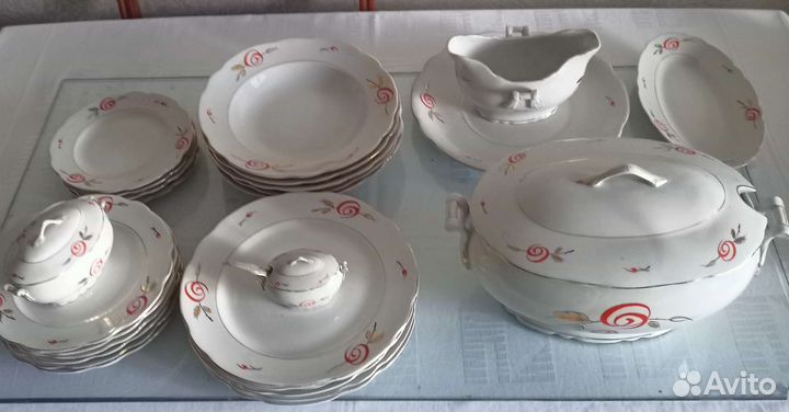 Столовый сервиз Коростень СССР
