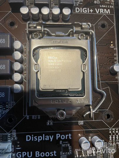 I5-3570K + asus P8Z77-V (1155)