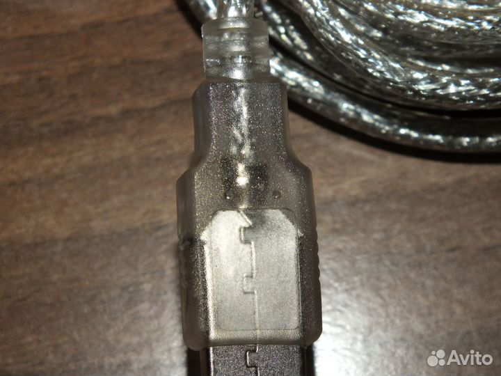 USB удлинитель новый, экранированный 3м