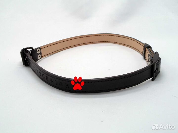 Кожаный ошейник удавка 