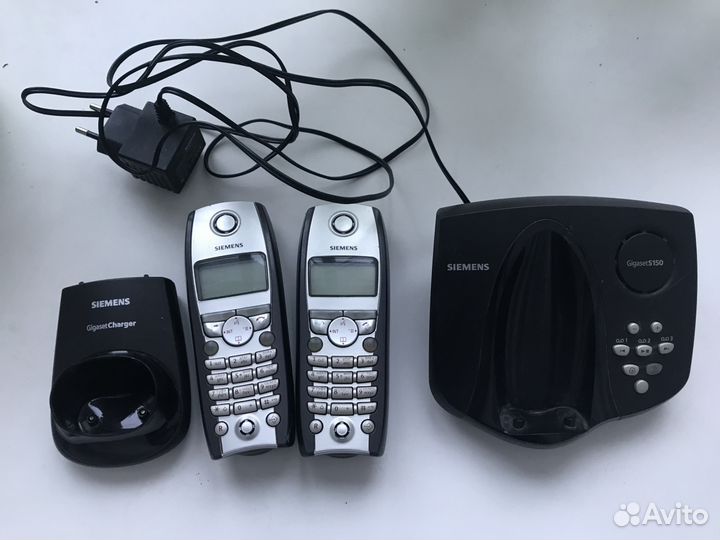 Siemens gigaset s150 2 базы и 2 трубки