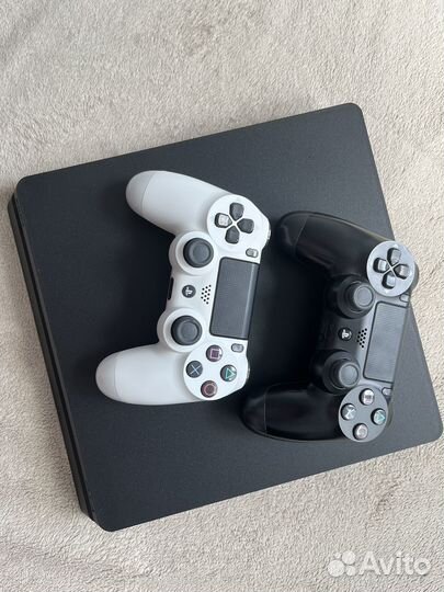 Sony PS4 slim 2 джойстика