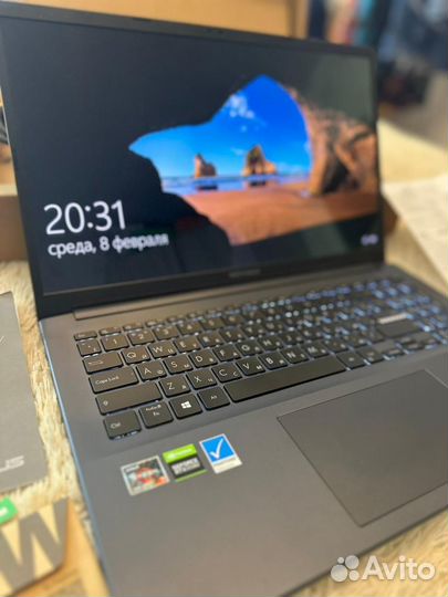 Ноутбук asus vivobook pro 15/ ryzen 5800 / RTX3050