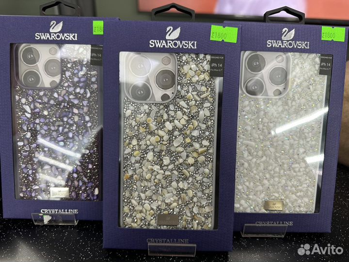 Чехол Swarovski для iPhone 14 Pro Max