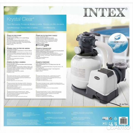 Песочный фильтр-насос Intex 26646 6000 л/ч