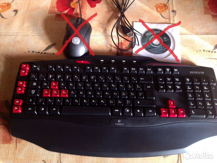 Игровая клавиатура Logitech Gaming G103