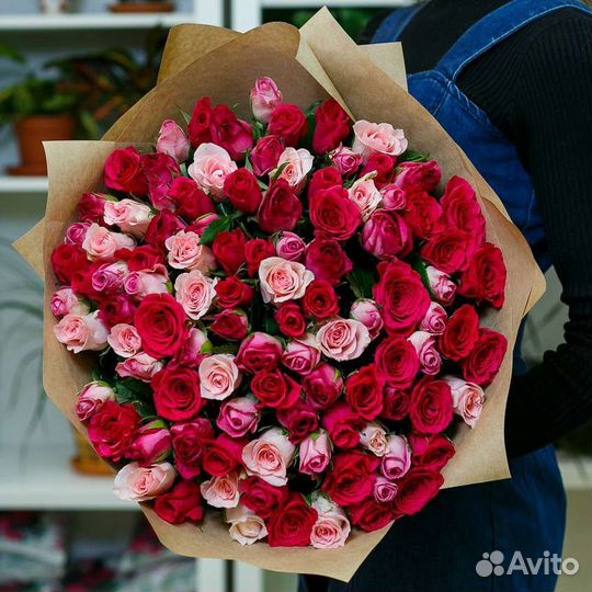 Цветы розы 101 с доставкой