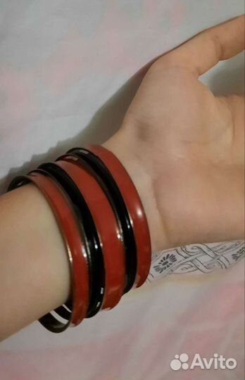 Металлические браслеты на руку набор