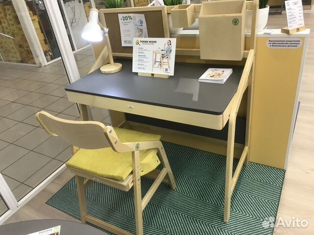 Растущая парта и стул