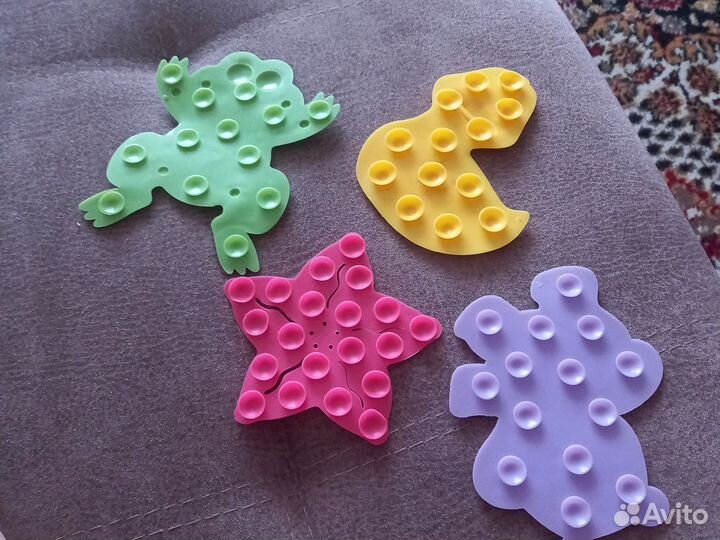 Игрушки для ванной на присосках