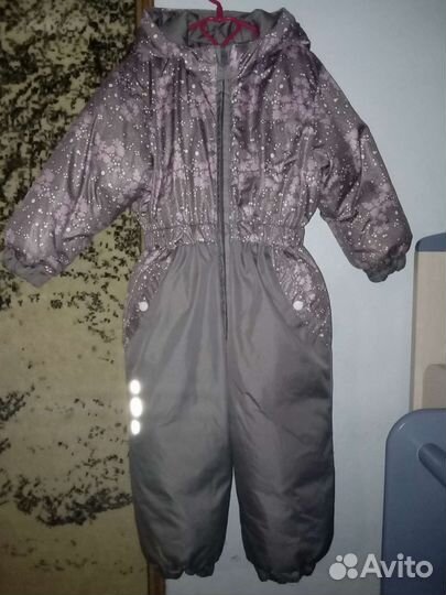 Комбинезон зимний на девочку 92