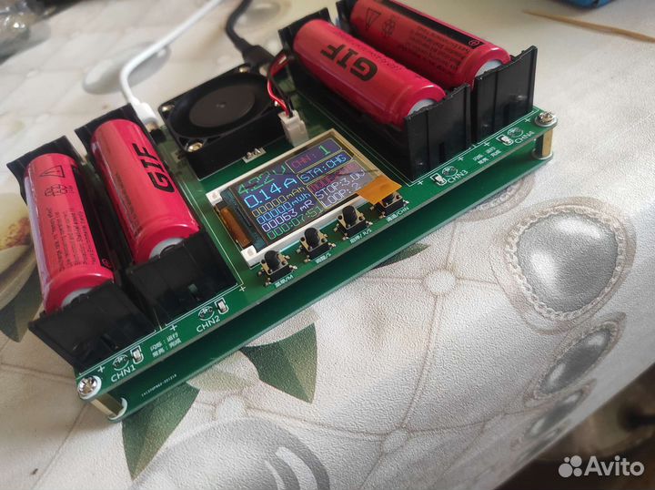 Тестер акб 18650