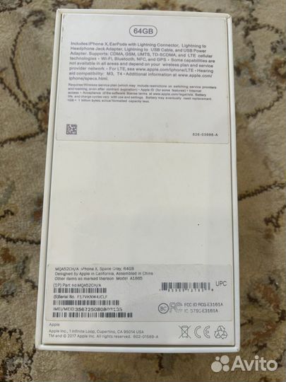 iPhone X, 64 ГБ