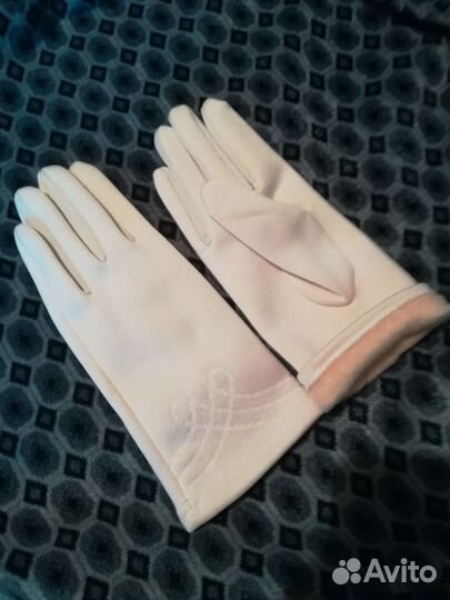 Перчатки женские кожаные размер 6.5