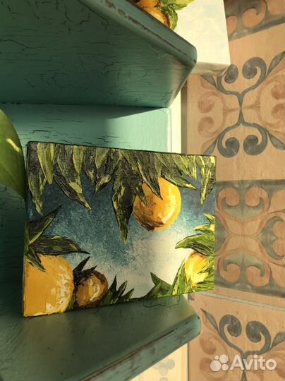 Картина маслом на холсте интерьерная