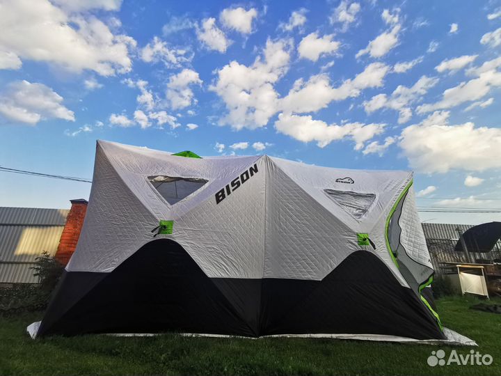 Палатка зимняя куб Bison Nordex Extra