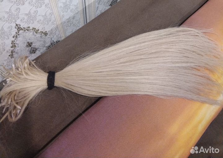 Волосы для наращивания блонд