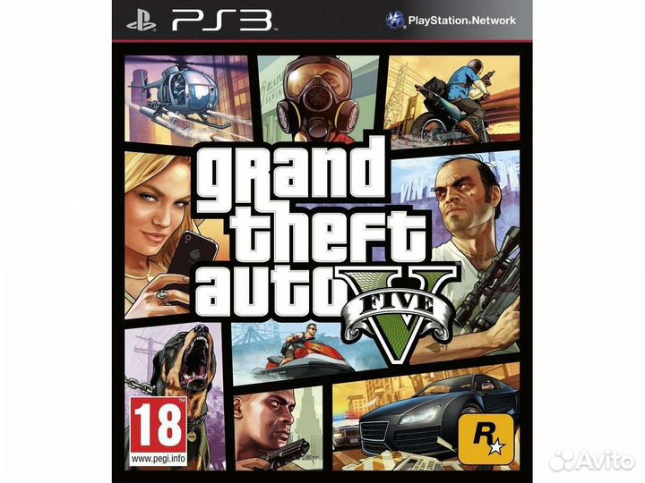 2 игры для PS3 - GTA V и MK 9, лицензия, цифра