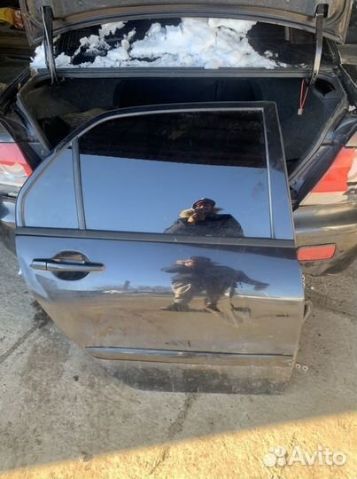 Черная ручка двери Lancer 9 ix лансер