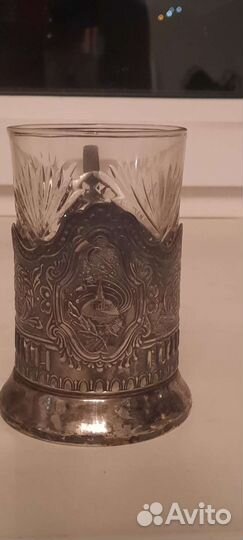 Подстаканники СССР космос мельхиор