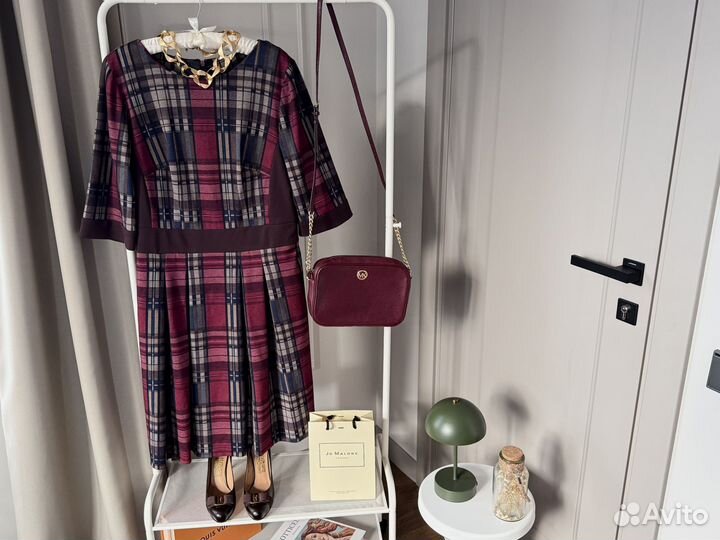 Платье в клетку 50 52