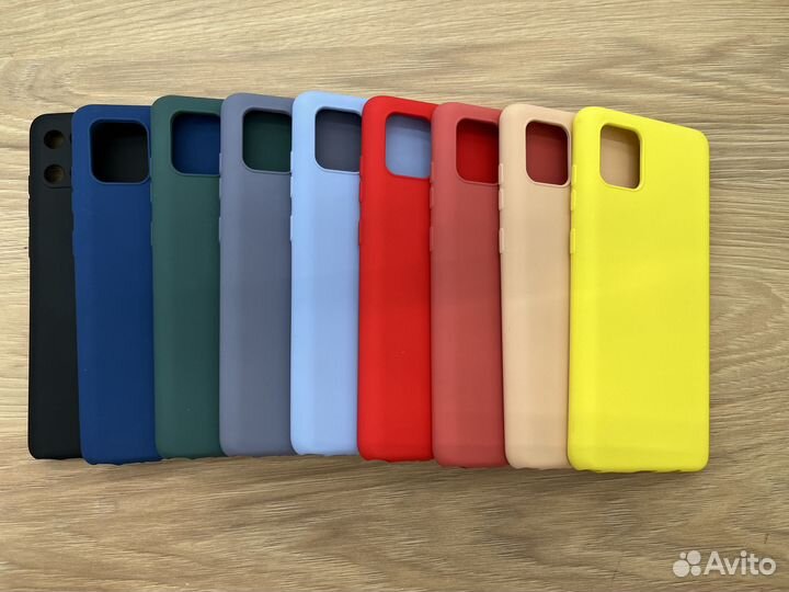 Чехол силиконовый на Samsung Note10 lite