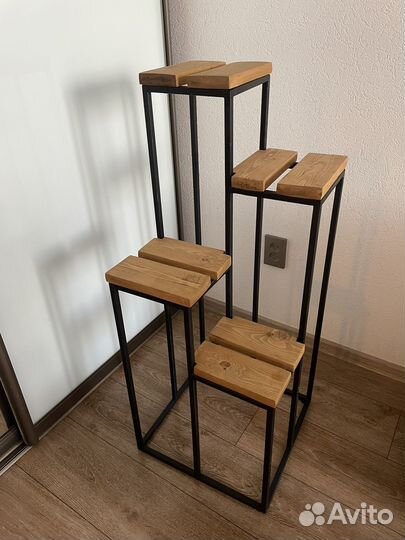 Подставка для цветов лофт