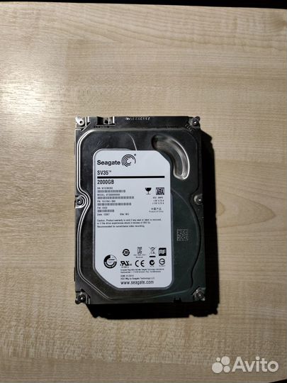 Жесткие диски Seagate 2 тб и WD 1тб для пк