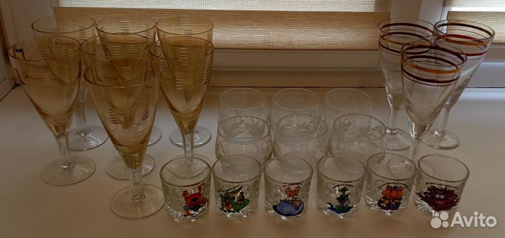 Стопки, бокалы