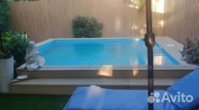 Бассейн для дома и дачи из полипропилена 4х3х1,5